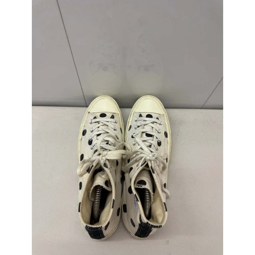 Comme des Garcons PLAY Converse Chuck 70 High Polka Dot White 157251C Mens 9 W11